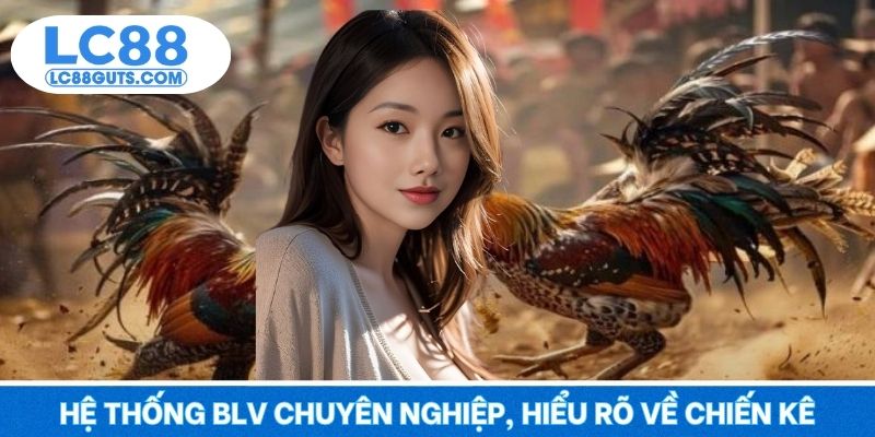 Đá Gà LC88 6 Hệ thống BLV chuyên nghiệp, hiểu rõ về chiến kê