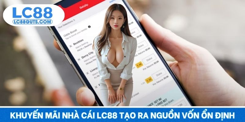 Khuyến mãi nhà cái LC88 tạo ra nguồn vốn ổn định