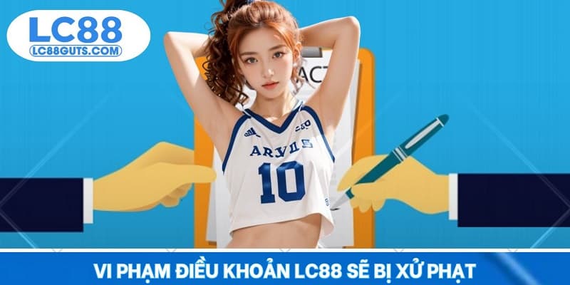 Vi phạm điều khoản LC88 sẽ bị xử phạt